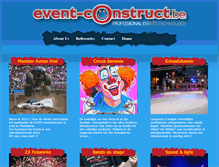 Tablet Screenshot of event-construct.be